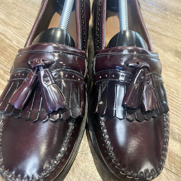 G.H. Bass Weejuns Bass Jeremy Shoes Mens 9 EE Burgundy Leather Tassel Loafers main image 15